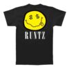 Smiley Face T-Shirt By Runtz- Black - Image 2