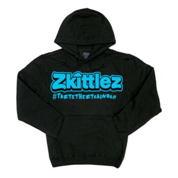 Official Zkittlez Hoodie – Taste The Z Train Teal